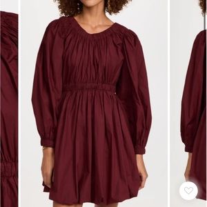 Red off the shoulder dress worn once